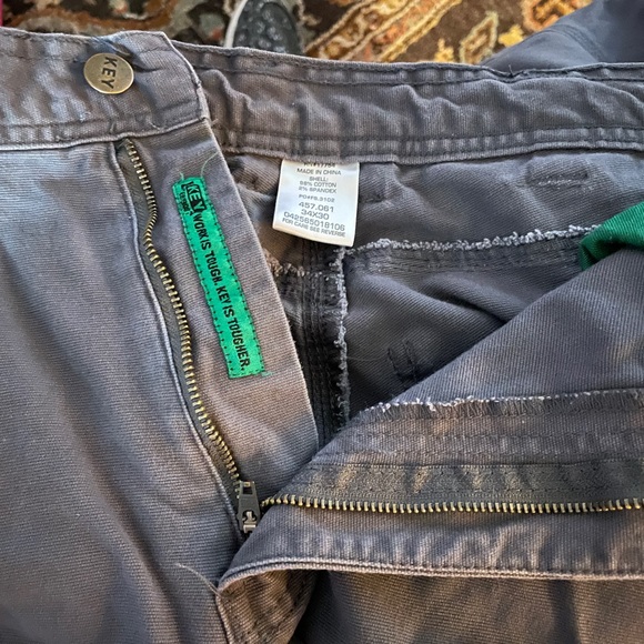 Key Men’s Work pants. New, washed /pre shrunk for whoever needs them 34x30 - Picture 3 of 4
